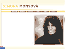 Tablet Screenshot of monyova.cz